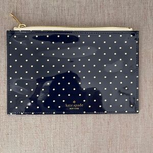 KATE SPADE navy pencil holder LARABEE DOT